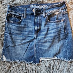 American Eagle Jean Mini Skirt